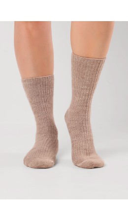 ЭЙС Носки жен.Д176Ш акрил зима, т.бежевый