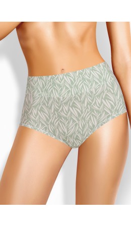 CLE M1100 Трусы жен. Бали, св.зелёный/молочный
