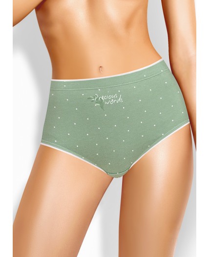 CLE M1125/2 Трусы жен. Поэма, зелёный/молочный