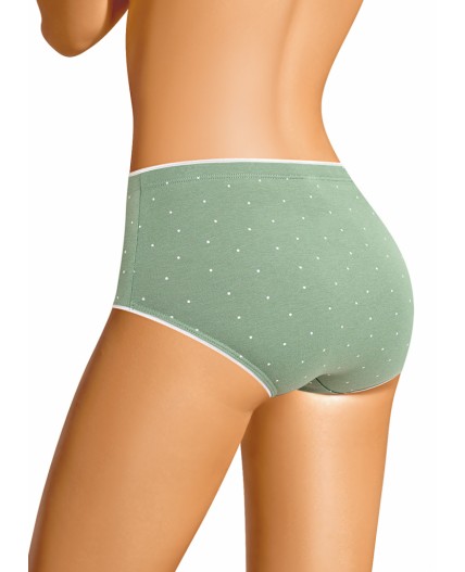 CLE M1125/2 Трусы жен. Поэма, зелёный/молочный