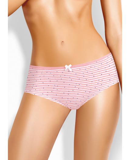 CLE SH1035 Трусы жен. Гавайи, молочный/розовый