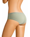 CLE SH1077 Трусы жен. Ириска, св.зелёный/молочный