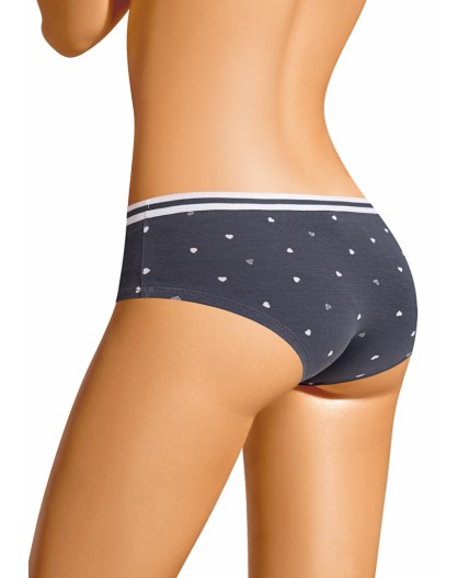 CLE SH1129/1 Трусы жен. Дрёма, т.серый/бежевый