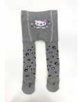 CLE Колготки дет.КД191 68-86 ясли дев, меланж серый