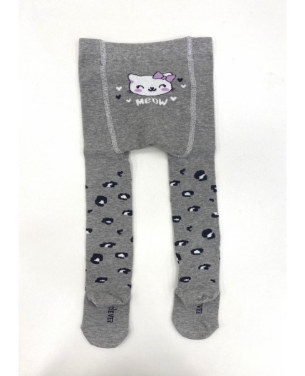 CLE Колготки дет.КД191 68-86 ясли дев, меланж серый