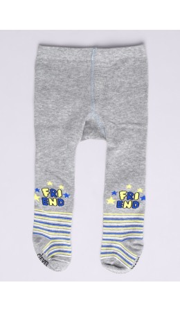 CLE Колготки дет.КД193 68-86 ясли мал, меланж серый