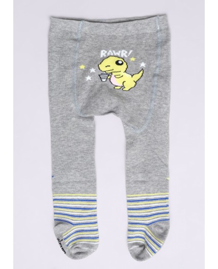 CLE Колготки дет.КД193 68-86 ясли мал, меланж серый