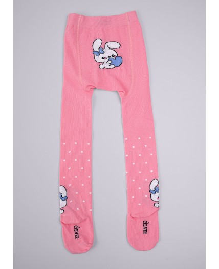 CLE Колготки дет.КД199 68-86 ясли хл+эл, розовый