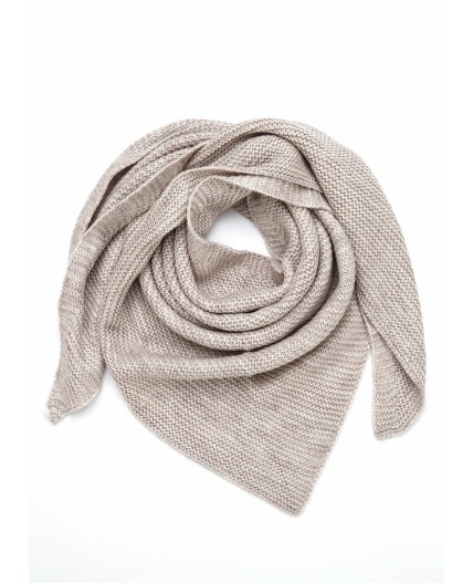 CLE Косынка 102344ап, меланж бежевый