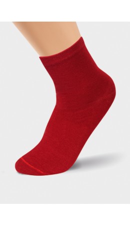 CLE Носки дет.С100ш 12-14,14-16 база хл+эл, красный
