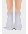 CLE Носки муж.К114 сетка укороч, белый