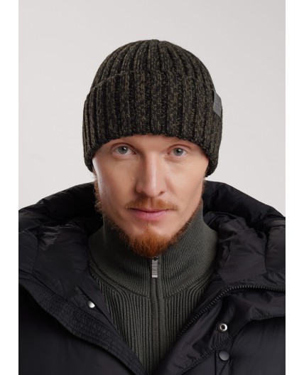 CLE Шапка 453812ап, чёрный/т.хаки
