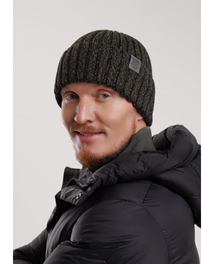 CLE Шапка 453812ап, чёрный/т.хаки