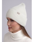 CLE Шапка 453929ап флис, молочный