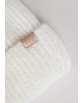 CLE Шапка 453929ап флис, молочный