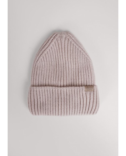CLE Шапка 453929ап флис, меланж бежевый