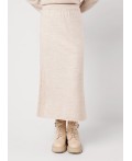 CLE Юбка жен. 154596/192ак, меланж бежевый