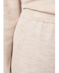 CLE Юбка жен. 154596/192ак, меланж бежевый