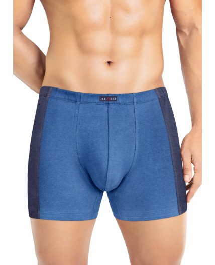ТаТ MSH600123 Тр.муж.шорты, джинсовый/т.синий