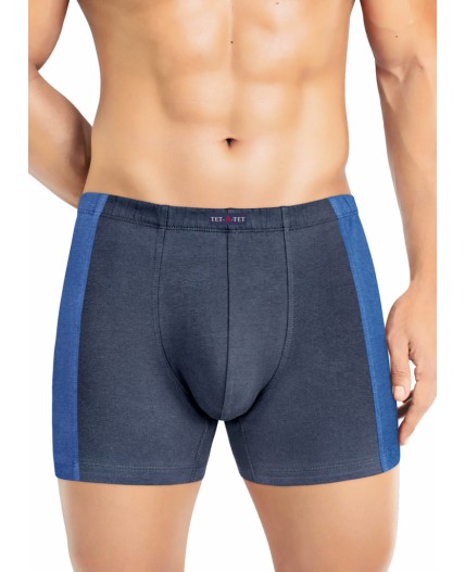 ТаТ MSH600123 Тр.муж.шорты, т.синий/джинсовый