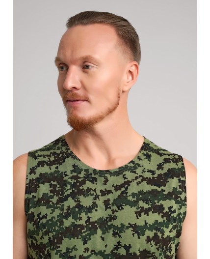 ЭЙС майка муж 600221, т.коричневый/т.зелёный