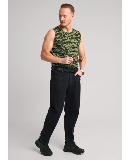 ЭЙС майка муж 600221, т.коричневый/т.зелёный