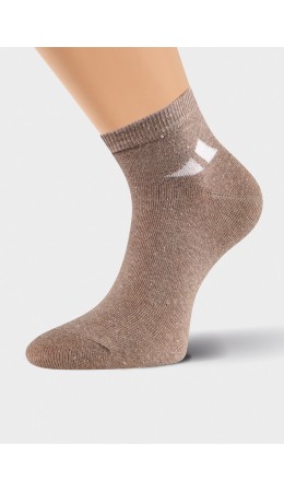 ЭЙС Носки жен.Д150 хл+эл укор, кофейный