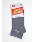 ЭЙС Носки жен.Д150 хл+эл укор, меланж т.серый