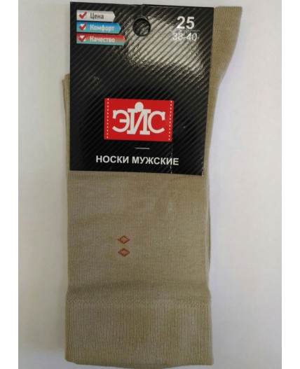 ЭЙС Носки муж.А17Л хл+эл, св.бежевый
