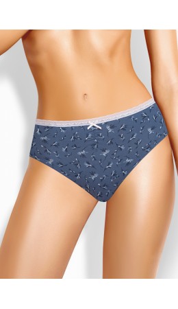 CLE C1209/1 Трусы жен. Луна, джинсовый/голубой