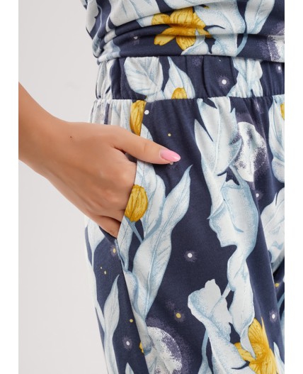 CLE LP15-1209/3 Набор одежды жен. Луна, т.синий/св.серый