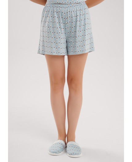 CLE LSET15-1209 Пижама жен. Луна, св.голубой/молочный