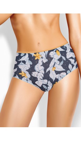 CLE M1209 Трусы жен. Луна, т.синий/св.серый