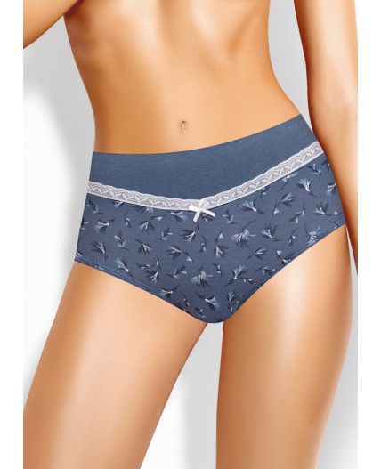 CLE M1209/1 Трусы жен. Луна, джинсовый/голубой