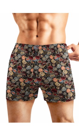 CLE MBX452021 Трусы муж., чёрный/красный