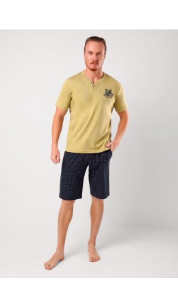 CLE MHP451533/1 Набор одежды муж., св.оливковый/т.зелёный