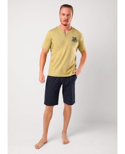 CLE MHP451533/1 Набор одежды муж., св.оливковый/т.зелёный