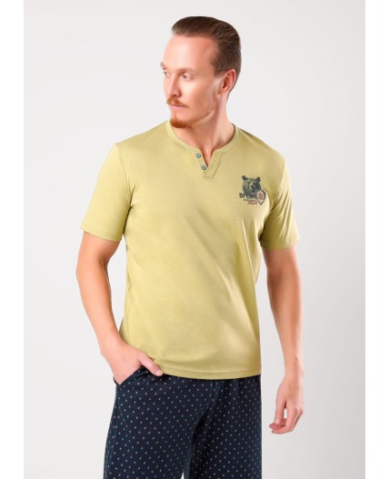 CLE MHP451533/1 Набор одежды муж., св.оливковый/т.зелёный