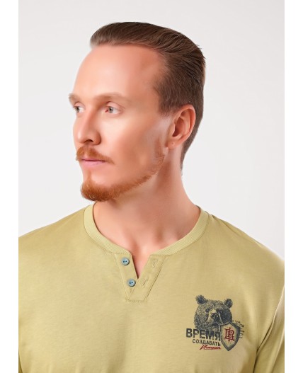 CLE MHP451533/1 Набор одежды муж., св.оливковый/т.зелёный