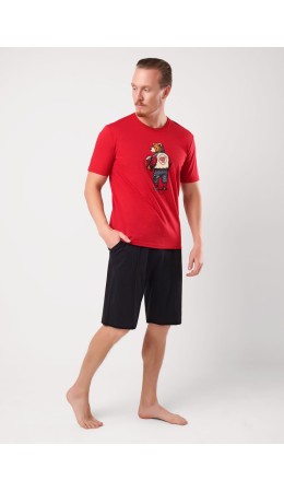 CLE MHP451622/1 Набор одежды муж., т.красный/чёрный