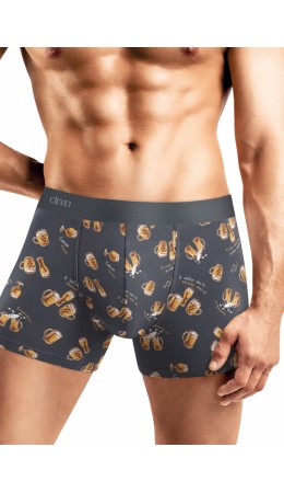 CLE MSH452043 Трусы муж., т.серый/оранжевый