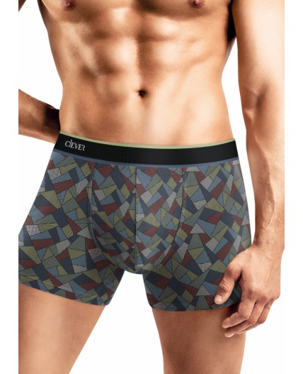 CLE MSH452113 Трусы муж., чёрный/бордовый