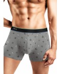 CLE MSH452123 Трусы муж., серый/чёрный