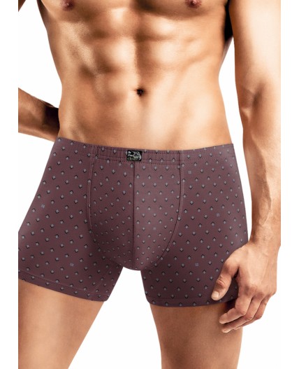 CLE MSH452131 Трусы муж., т.коричневый/св.голубой