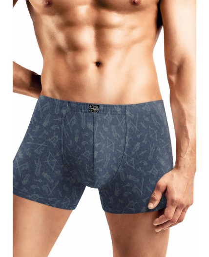 CLE MSH452161 Трусы муж., т.синий/св.зелёный