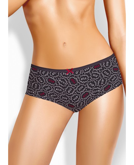 CLE SH1187/1 Трусы жен. Бабл-чай, т.серый/молочный