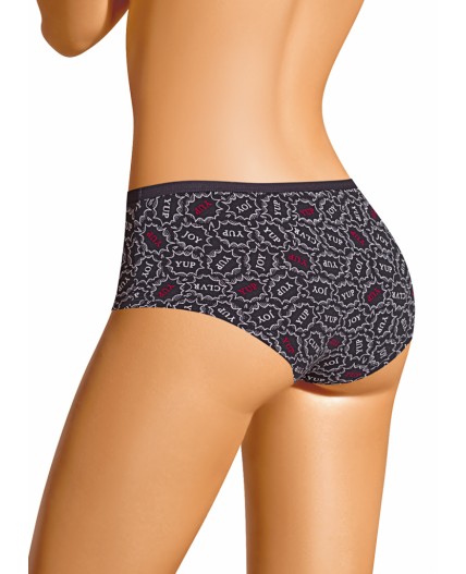 CLE SH1187/1 Трусы жен. Бабл-чай, т.серый/молочный