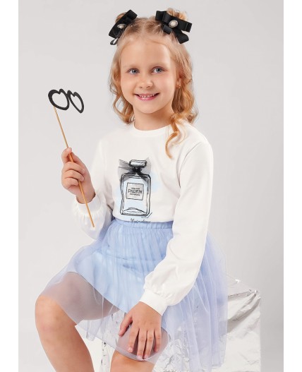 CLE Джемпер дев. 757239/26г_п, молочный