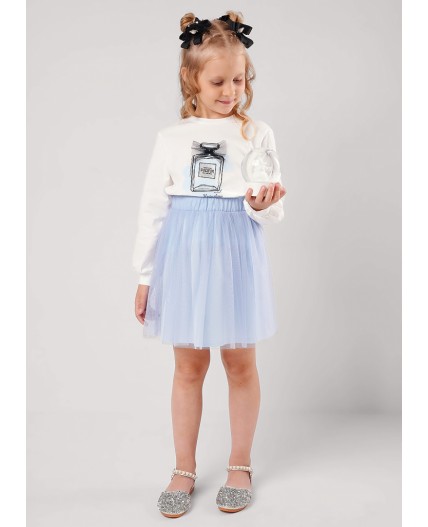 CLE Джемпер дев. 757239/26г_п, молочный