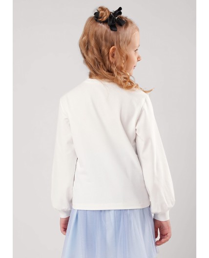 CLE Джемпер дев. 757239/26г_п, молочный